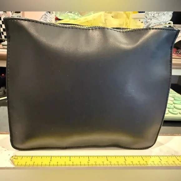 Yves Saint Laurent Black Beauty Pouch w/ YSL Leopard Case 8”x6.5”x2” 8”x2”x2.5” - Picture 14 of 16